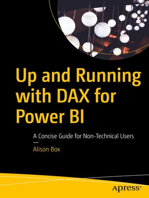 cover image of Up and Running with DAX for Power BI